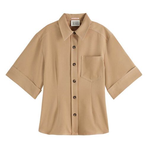Scotch & Soda Fitted Short Sleeve Shirt